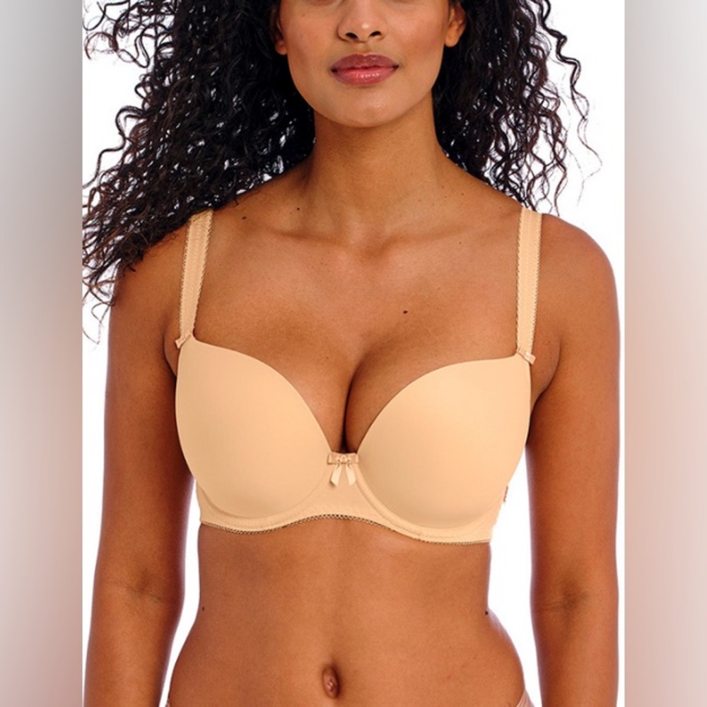 Freya Deco Plunge Bra Nude Size 34J